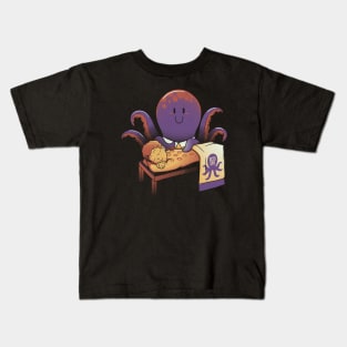 Cupping Therapy Octopus Massage by Tobe Fonseca Kids T-Shirt